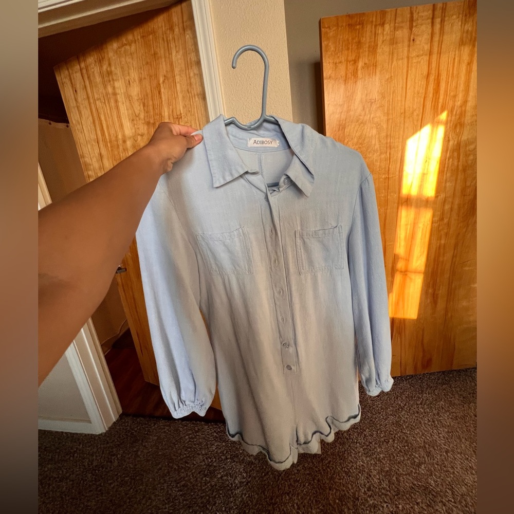 ADIBOSY Light Blue Romper (S)
